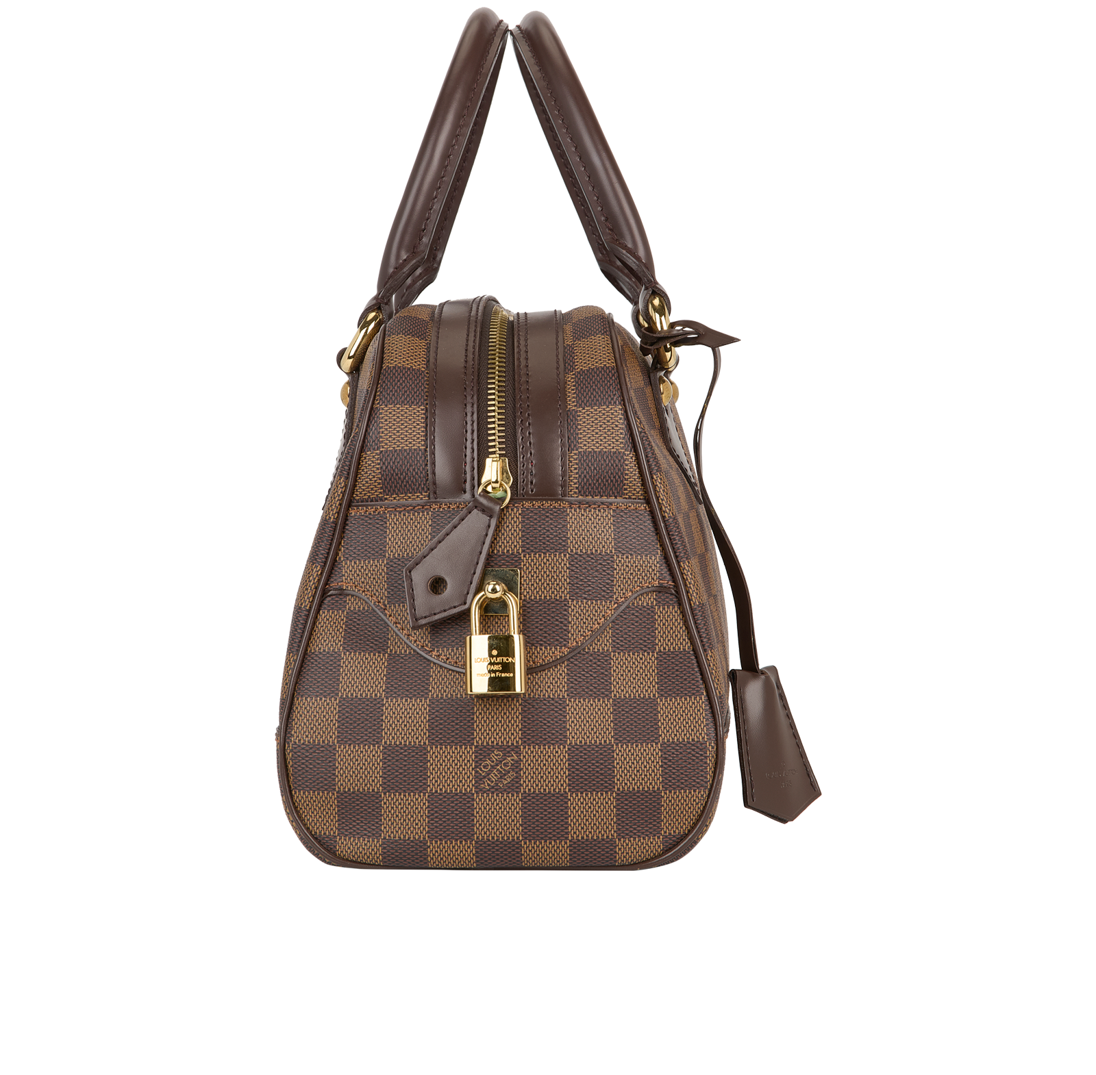Duomo, &pound;795, Handbags, Brown, Canvas, Side view